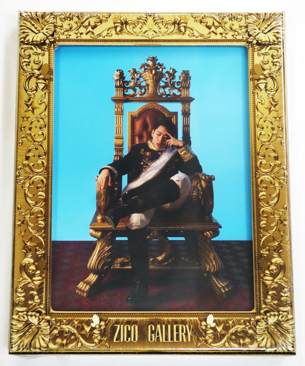 ZICO BLOCK B - Gallery (1st Mini Album) CD + 16p Photo Booklet + Folded Poster + Sticker