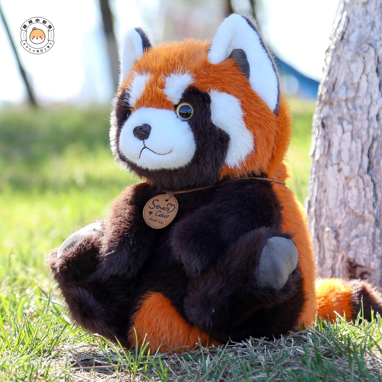 Amazon.co.jp: レッサーパンダ ぬいぐるみ リアル 癒し ふわふわ