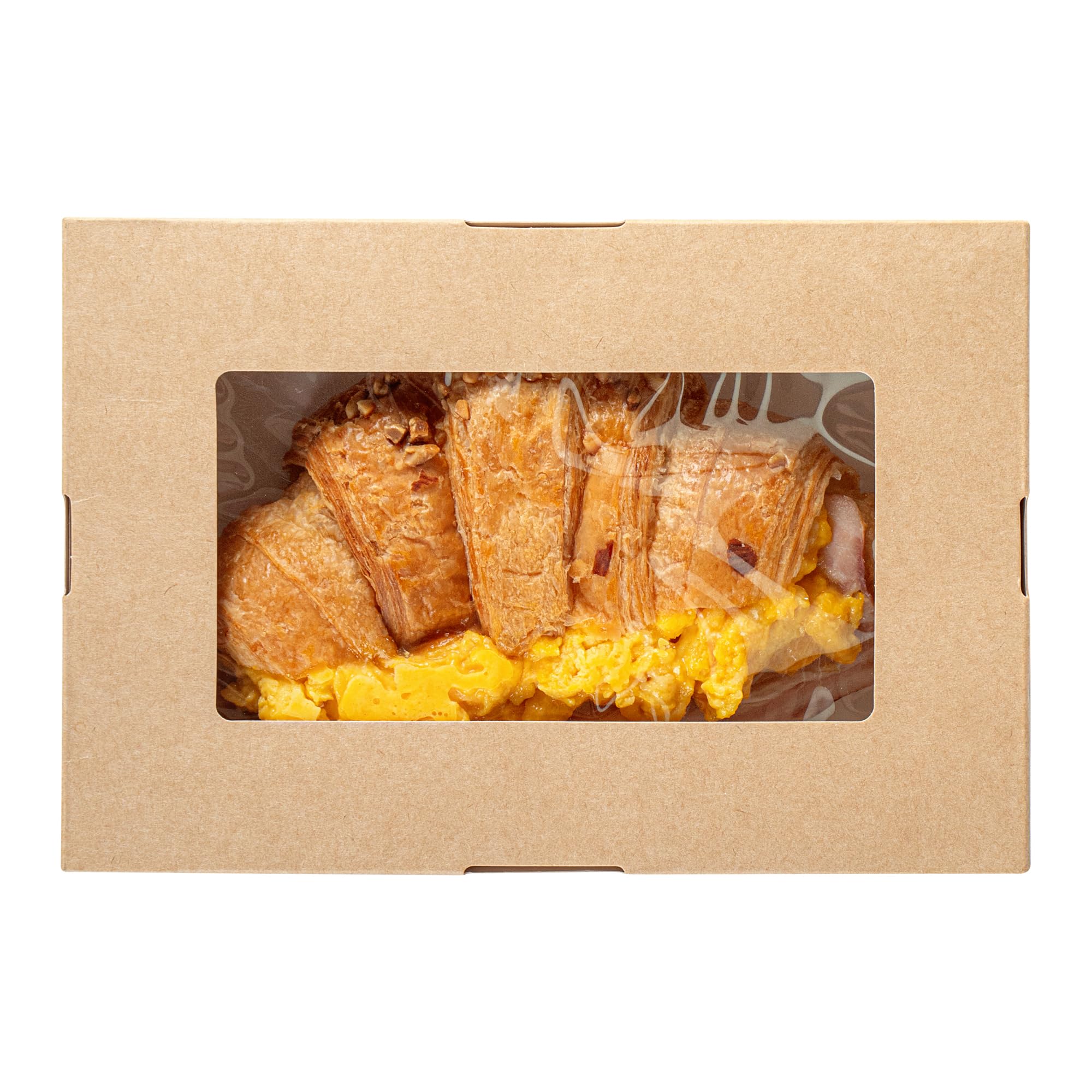 Restaurantware 200 Count 28 oz Cafe Vision Rectangular Window Take Out Container