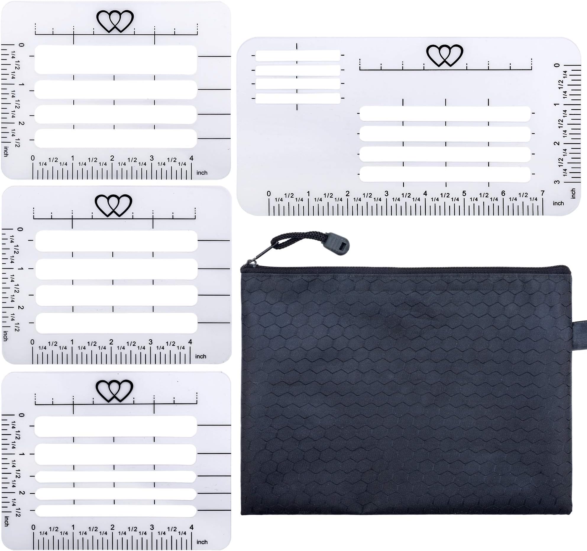 Amazon.com : Onwon 4 Style Envelope Addressing Guide Address Stencil ...