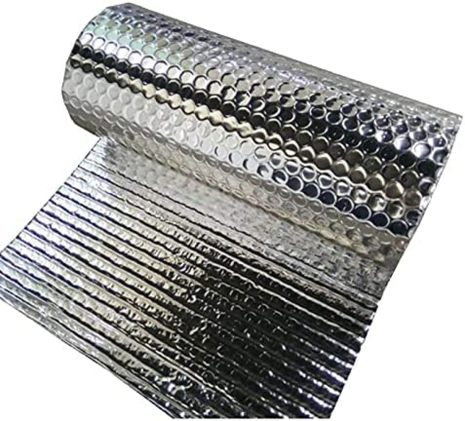 Folia Izolacyjna Odbłyśnik Grzejnika 4mm Podwójna Bańka Aluminiowa Samoprzylepna Wodoodporna Do Ścian Podłogi Lofty Garaż Hot,1m * 20m