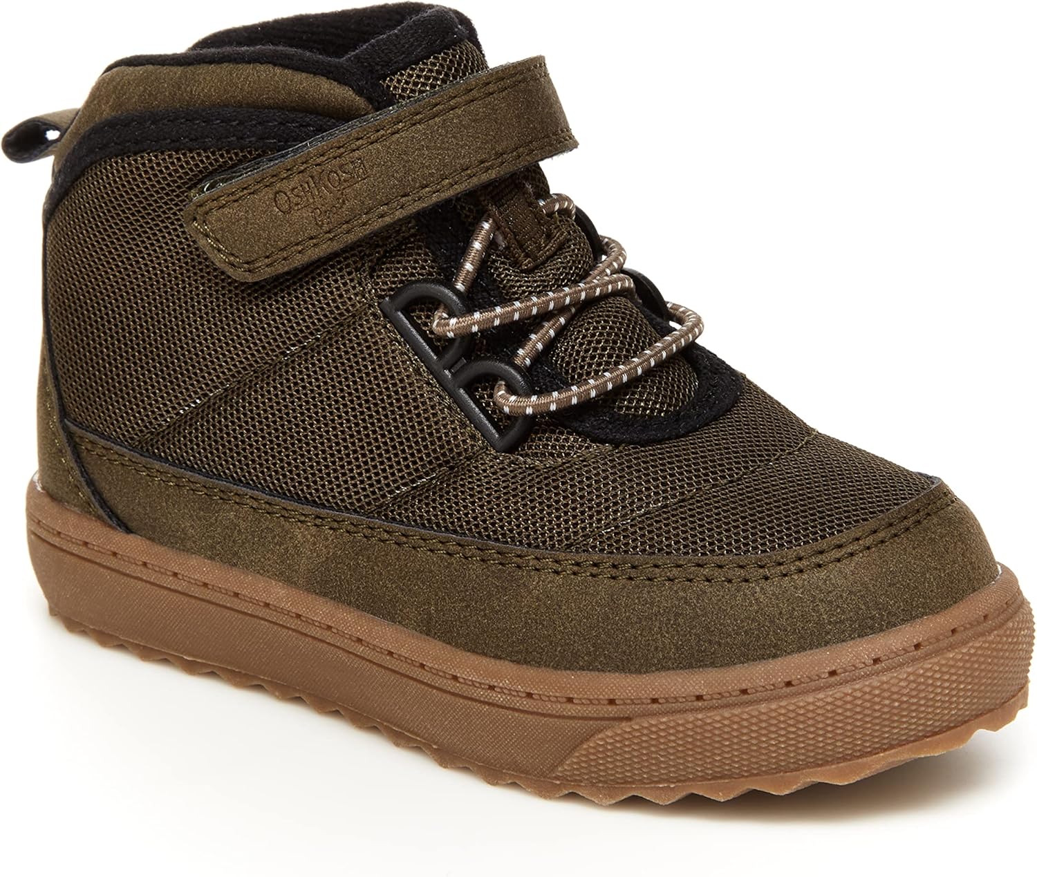 OshKosh B'Gosh Boy's Silas Fashion Boot, Olive, 4 Toddler