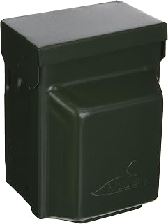 MIDWEST U010010GRP 20A Backyard Power Outlet • Single GFI Receptacle • Weather-Resistant Power Outlet with one 20A Duplex GFI Receptacle • Green Outdoor Metal Enclosure • Factory Assembled