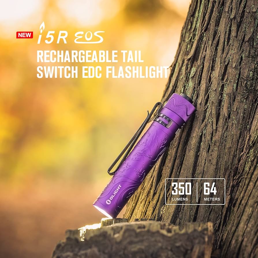 OLIGHT I5R EOS 350 Lumens Rechargeable Tail-Switch LED