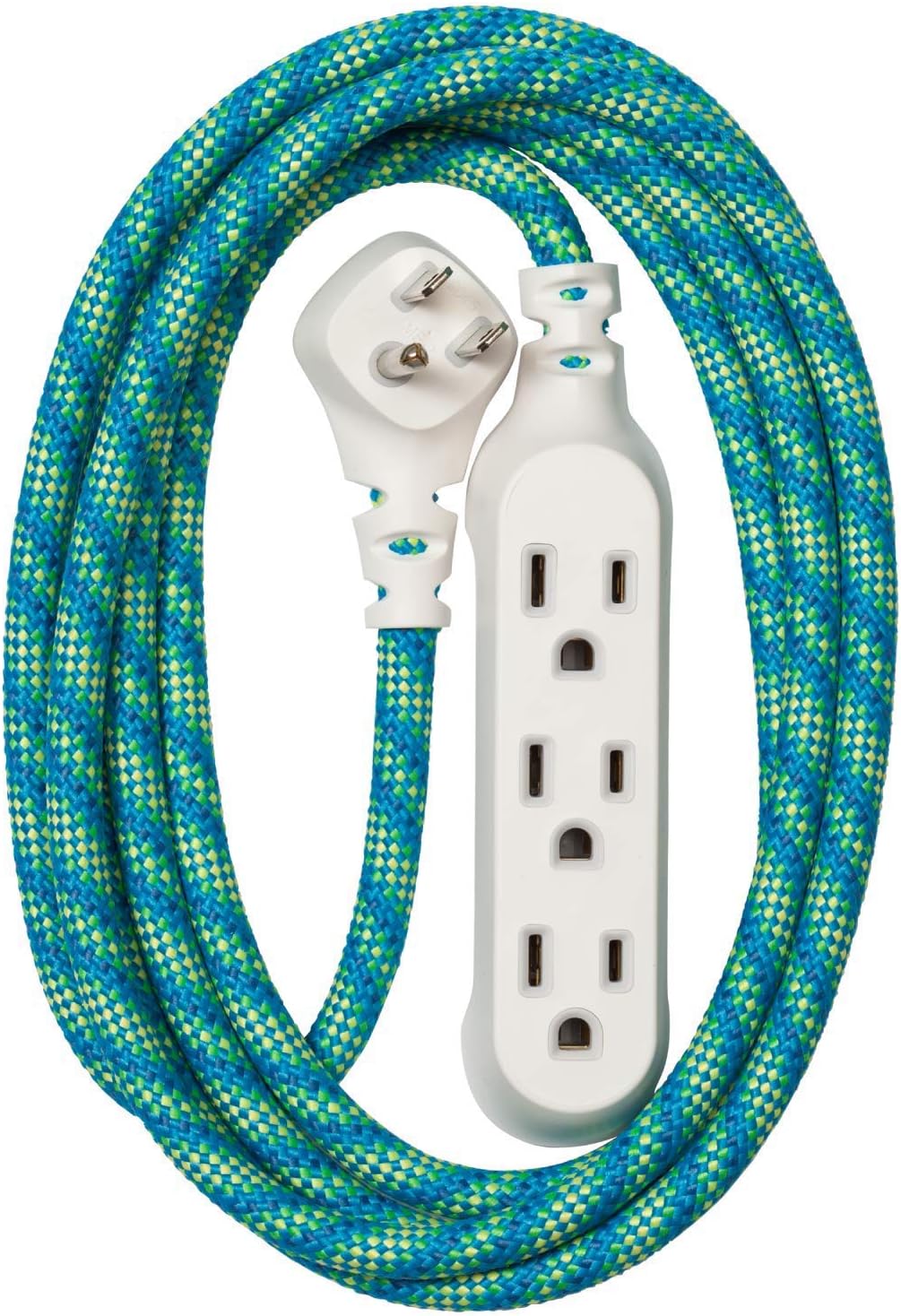 360 Electrical 360424 Habitat Accent Braided Extension Cord, 8 ft
