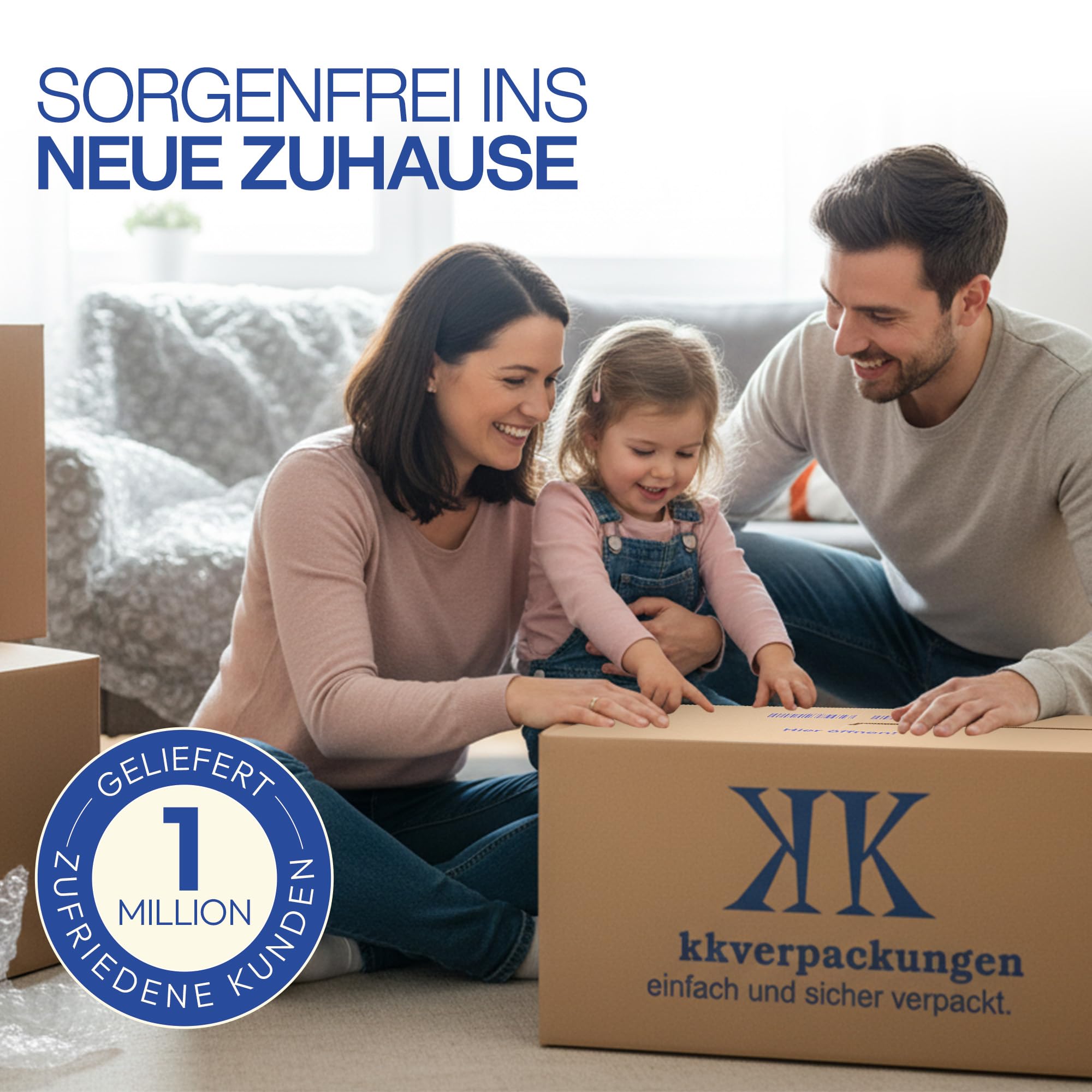 KK Verpackungen Umzugskartons 20 Stück Profi STABIL 2-WELLIG Karton Kisten