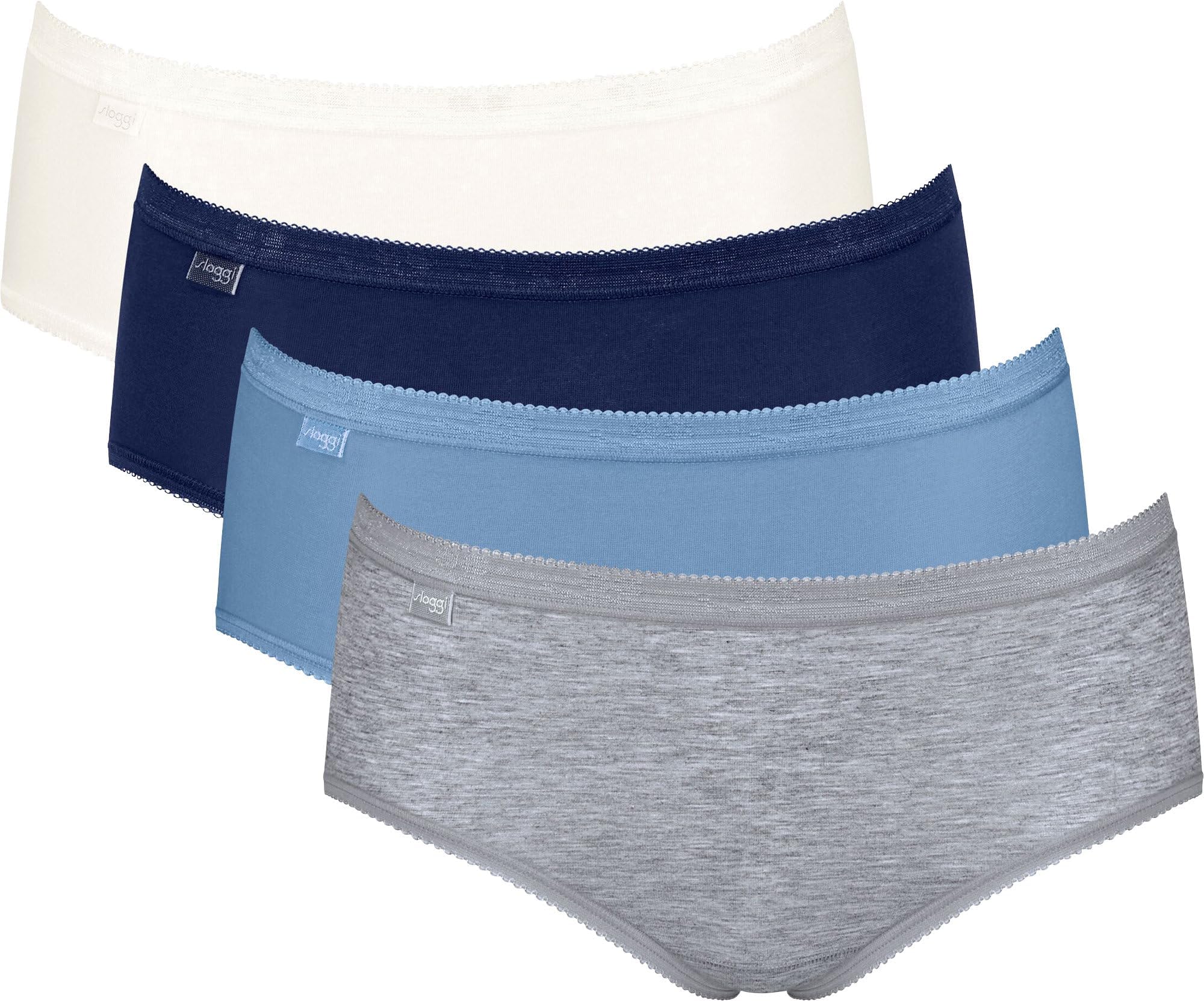 Sloggi Women's Basic+ Midi C4P Underwear, Multiple Colours 17, 44