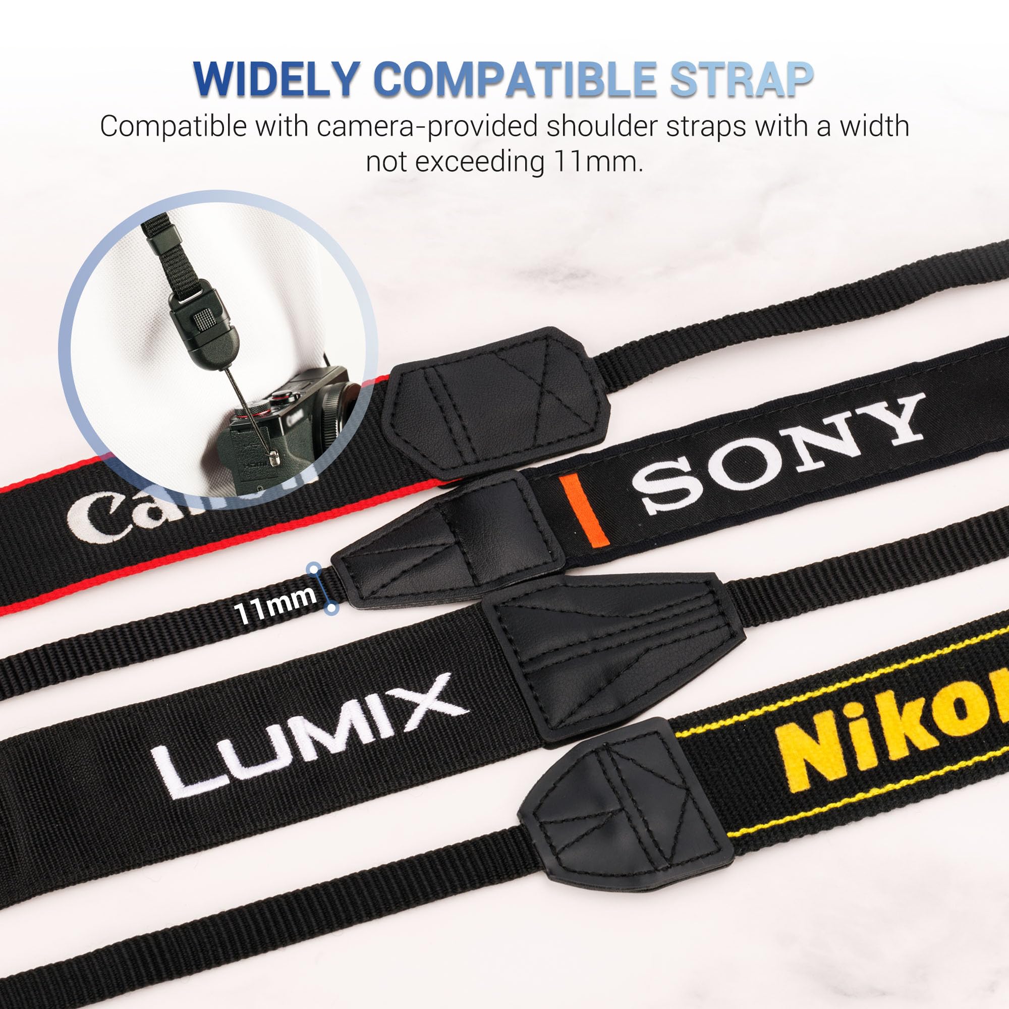 Amazon.com : JJC 2Pack Camera Neck Strap Quick Release
