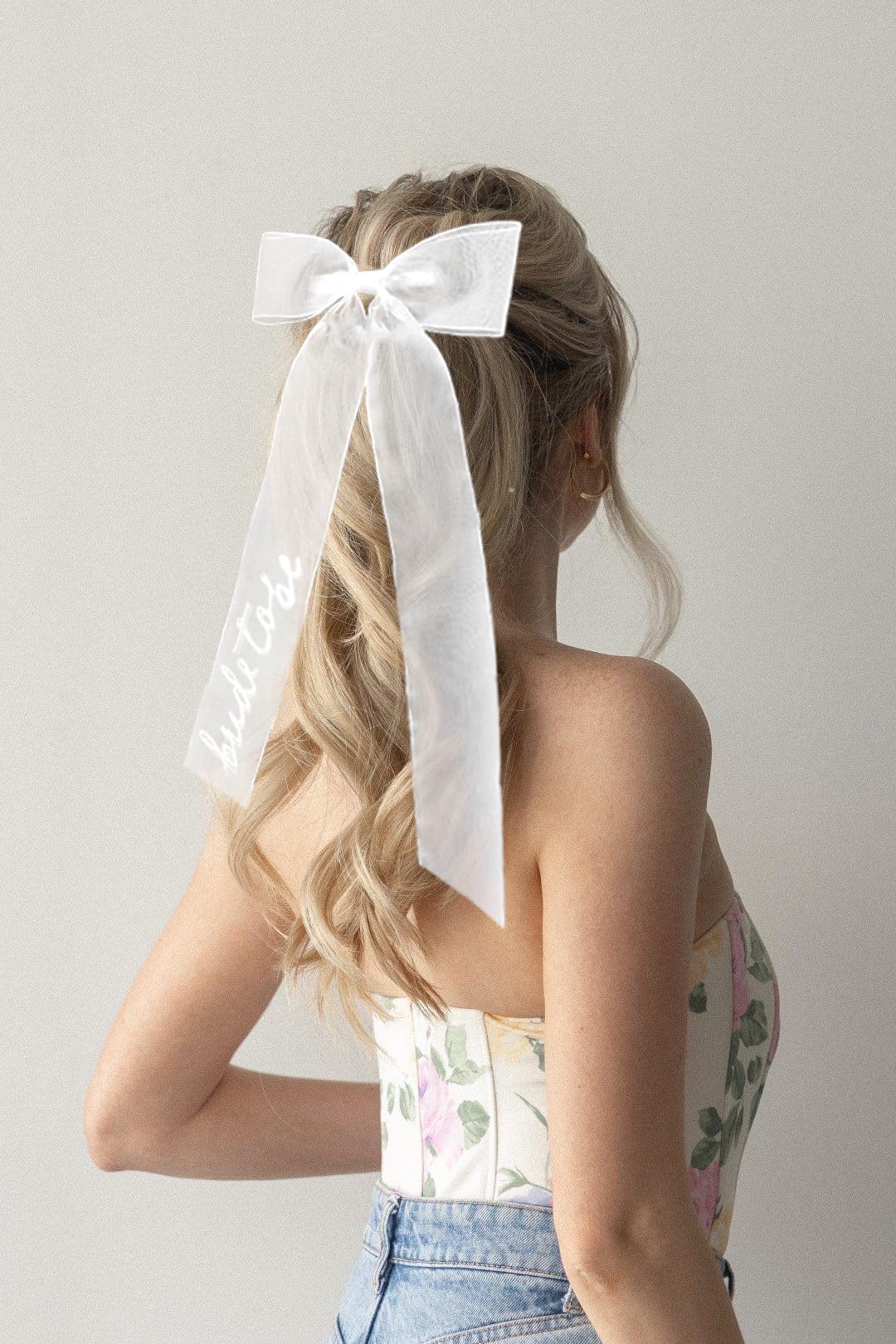 Serre-Tête de Future Mariée,Bandeau à Cheveux pour EVJF,Cheveux pour Future Mariée,Voile de Cheveux de Mariée Blanc,Accessoire Enterrement de Vie de Jeune Fille,pour Cadeau Future Mariée