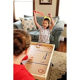 Carrom Champion Nok Hockey Game (Standard Size) - Wooden Board Games for Adults & Children - Indoor and Outdoor Games for Family - Sports Board Games