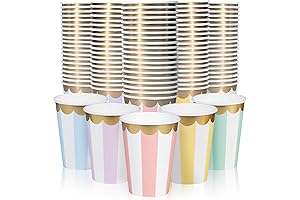 Chic and Charming Pastel Paper Cups