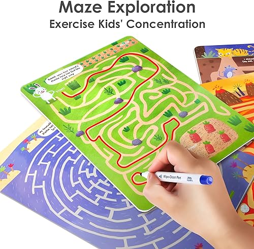 Miniatura 3 de iPlay iLearn Actividades de aprendizaje para niños de 3 4 y 5 años juegos educativos preescolares juego de libros ocupados Montessorri búsqueda de