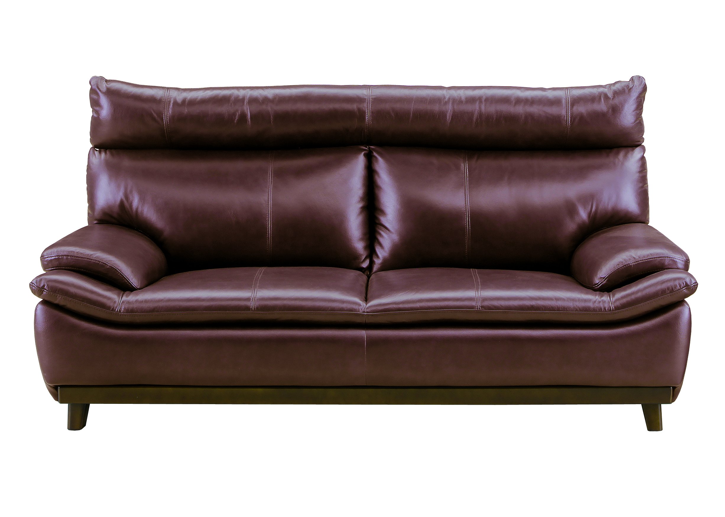 Amazon｜大川家具 関家具 3人掛けソファ(幅189cm/素材 本革)ブラウン色