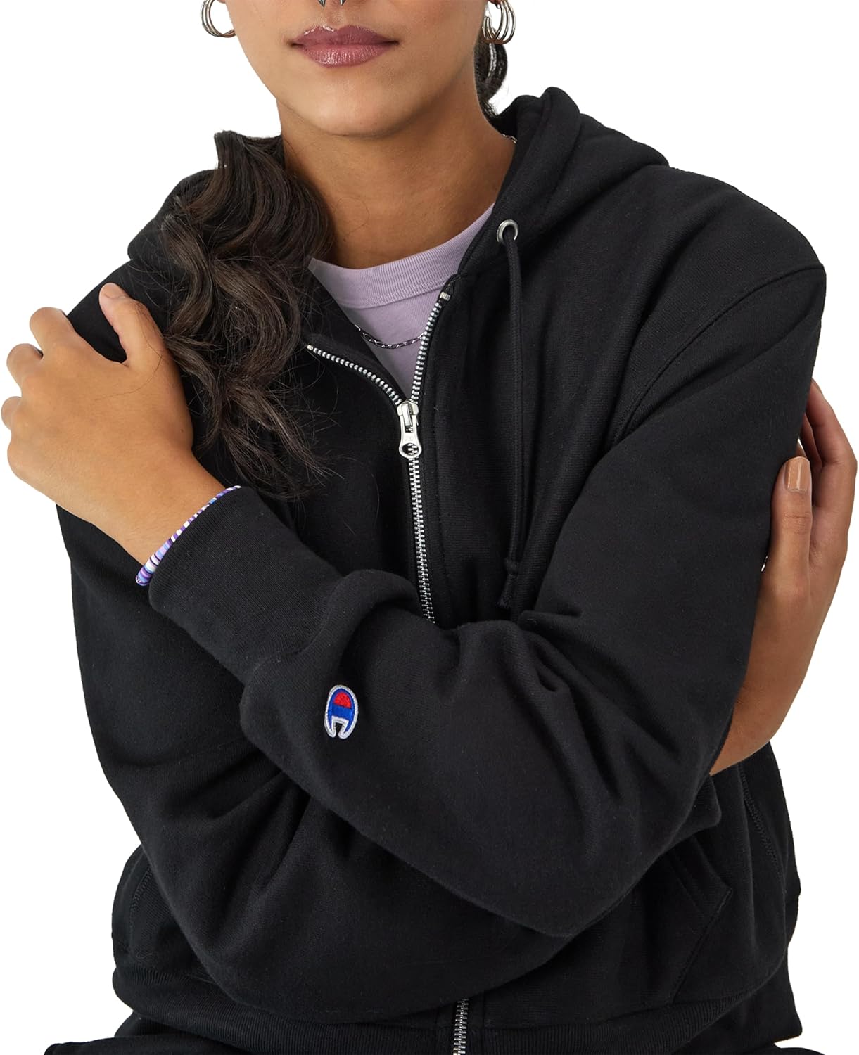 Champion womens Zip-up Hoodie, Reverse Weave, Fleece Hoodie for Women With Zipper - Image 5