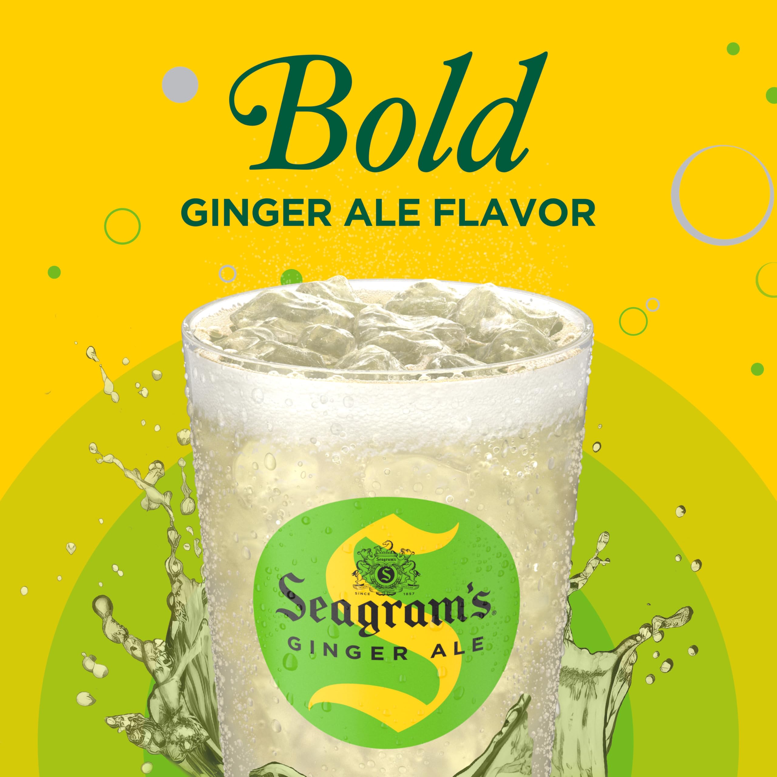 Seagram's Ginger Ale, 7.5 fl oz, 6 Count
