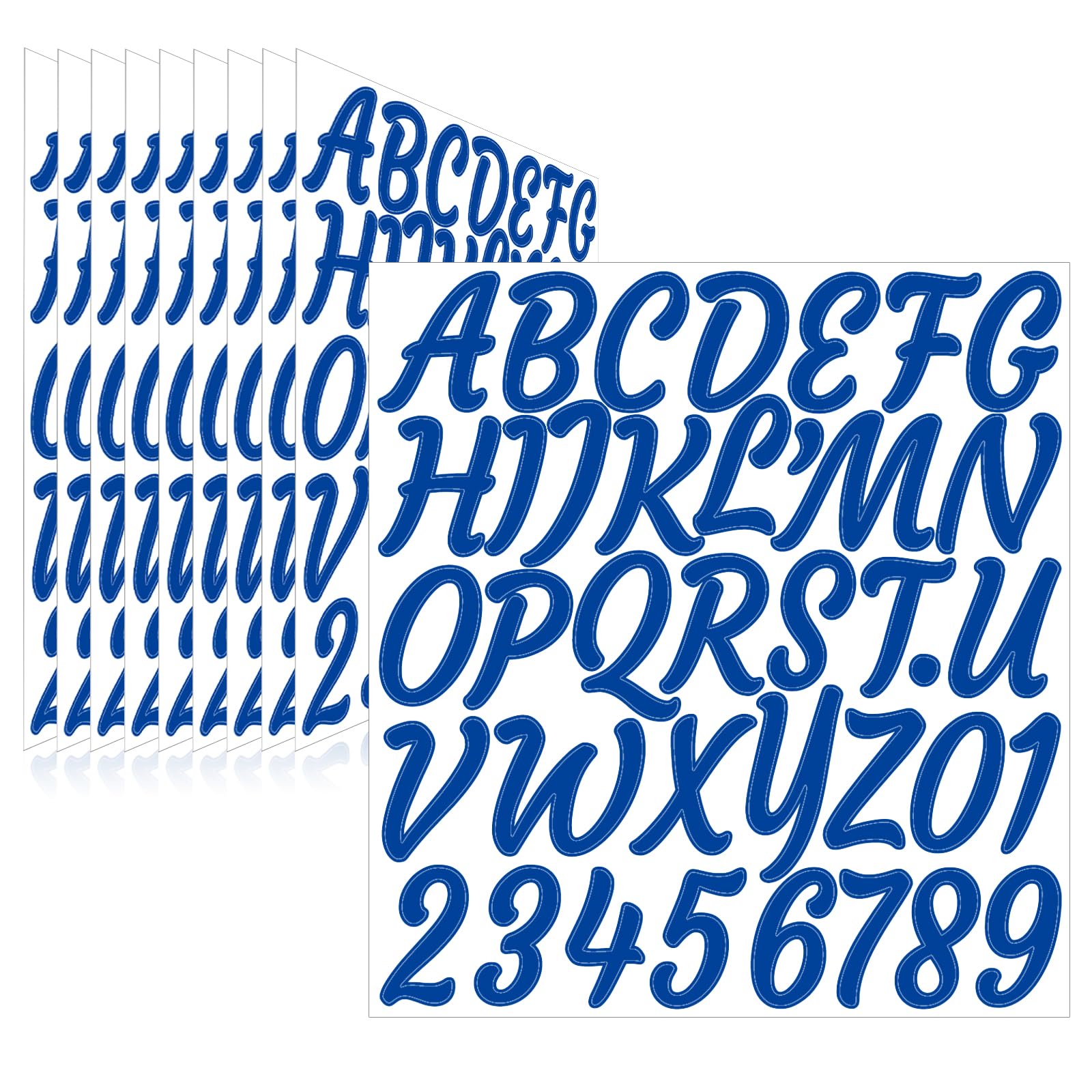 Letter Stickers,Mailbox Numbers,2 Inch Waterproof Vinyl Alphabet