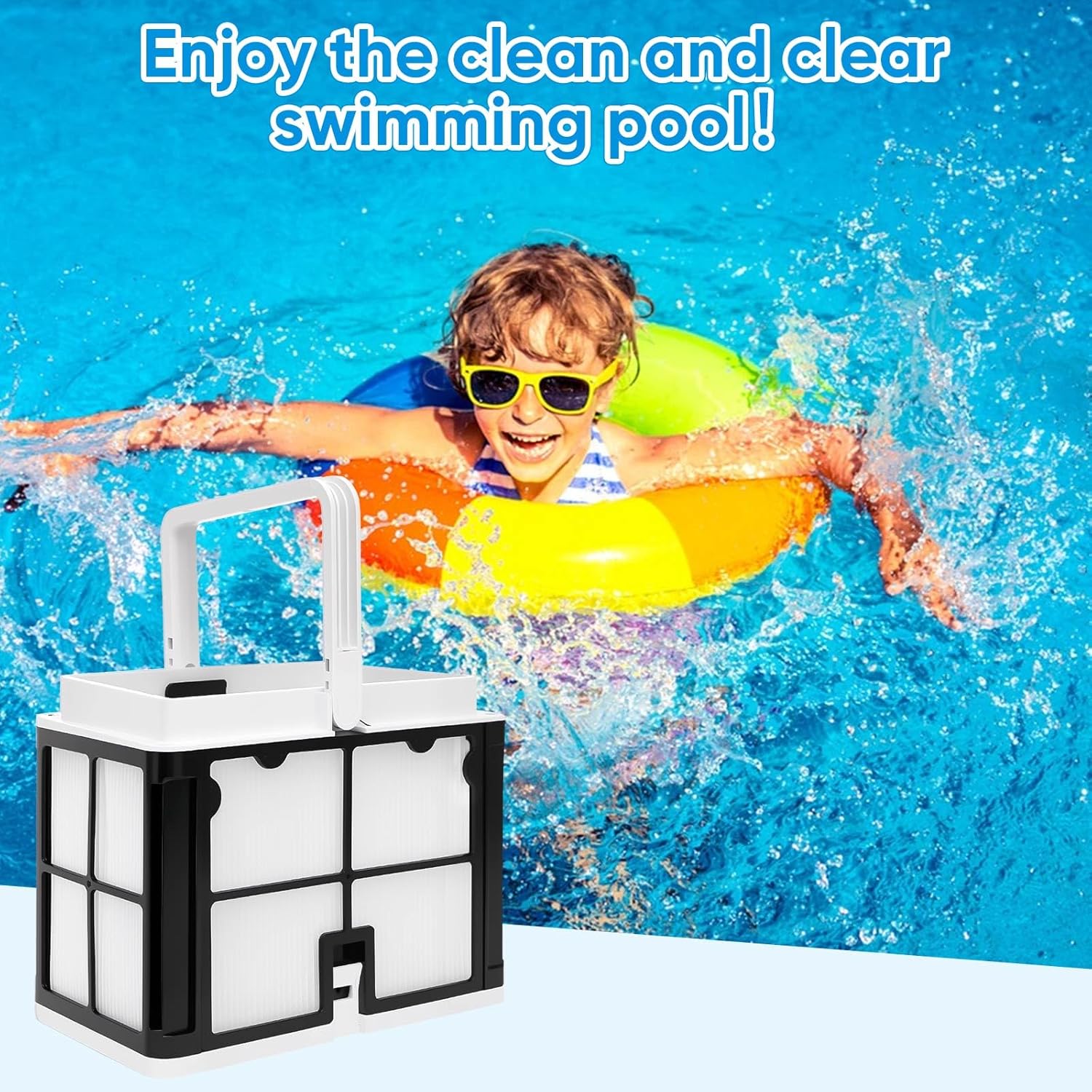 9991460-R1,2 Set Ultra Fine Filtration Basket Compatible with Dolphin Robotic Pool Cleaners E10,E20,S50,S100 Active 10/15,Nautilus CC,Echo T15/T25,Active Solo ,Advantage.Filter Panels Part #9991466-R4