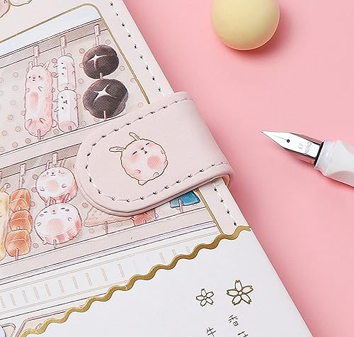 Miniatura 3 de Cuaderno kawaii, cuaderno de diario a rayas, diario de sushi, lindo cuaderno de diario, diario japonés estético, diario japonés lindo, diario