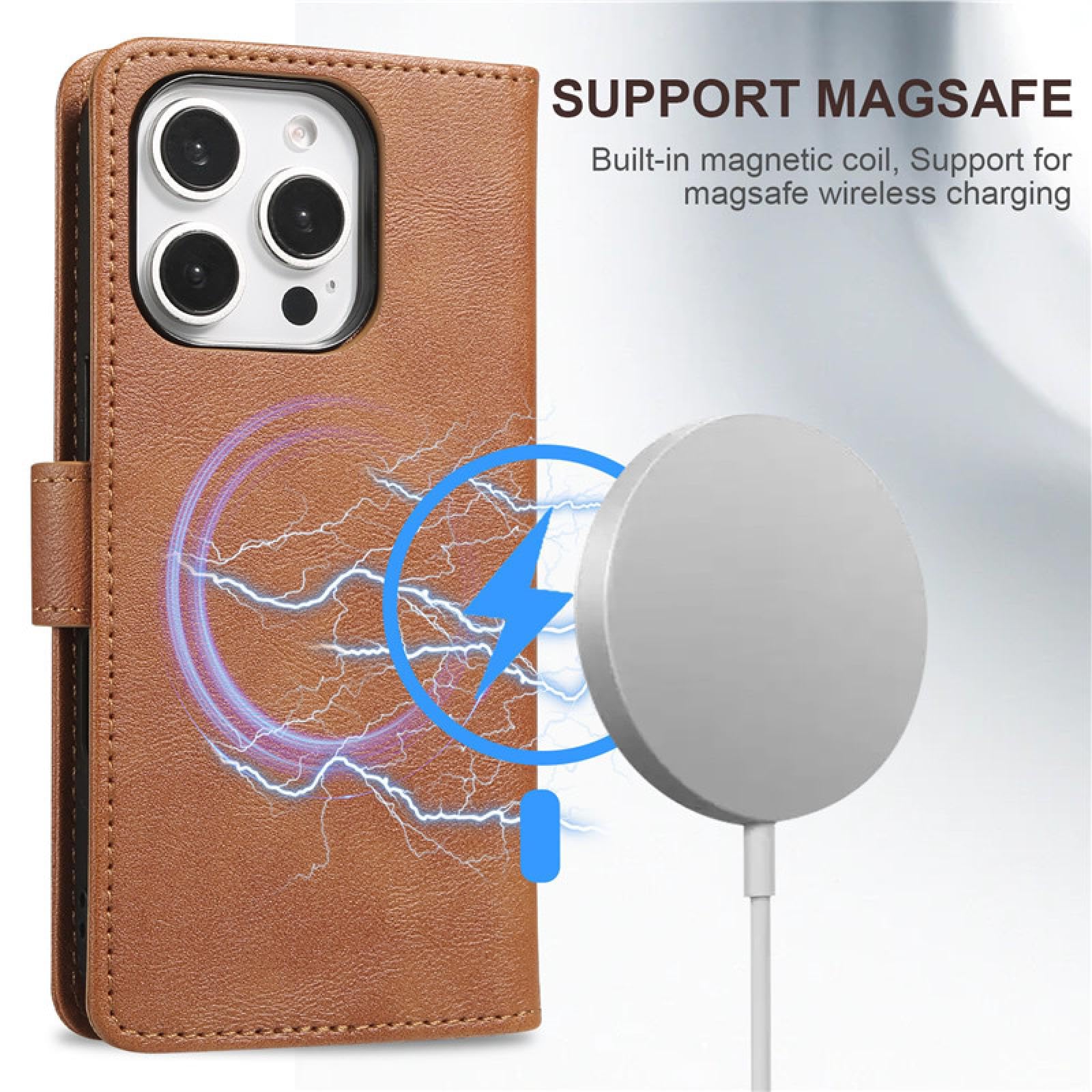 Do Samsung A53(5G) Skórzany portfel etui magnetyczne etui z ładowaniem bezprzewodowym (do Samsung A53(5G)/czerwony)