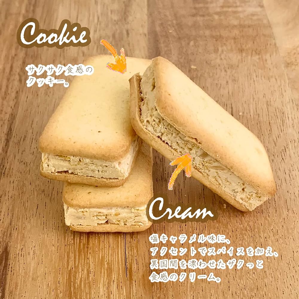 クッキー＆クリーム Amazon.co.jp: 鳥取サンドクッキー 6個入鳥取お土産 クッキー