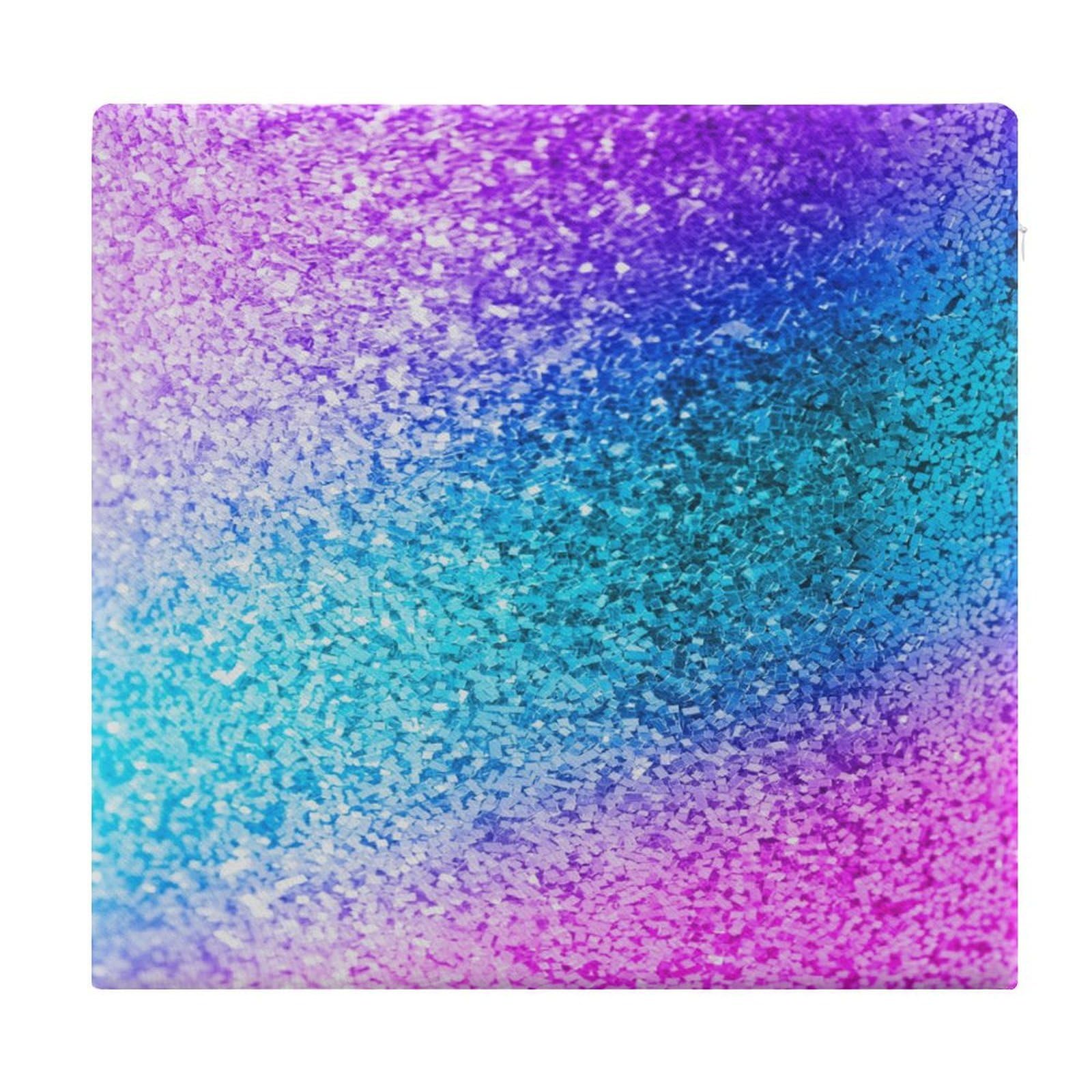 JZemdybill Chair Pad, Glitter Sequin Spot Seat Pad, Square Chair Cushion for Yoga Living Room Balcony