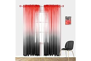Modern Living Room Grey Curtains 84" Long, 2 Panel Set - Chic...