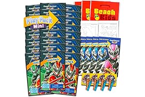 Saban Power Rangers Mini Party Favors Set for Kids