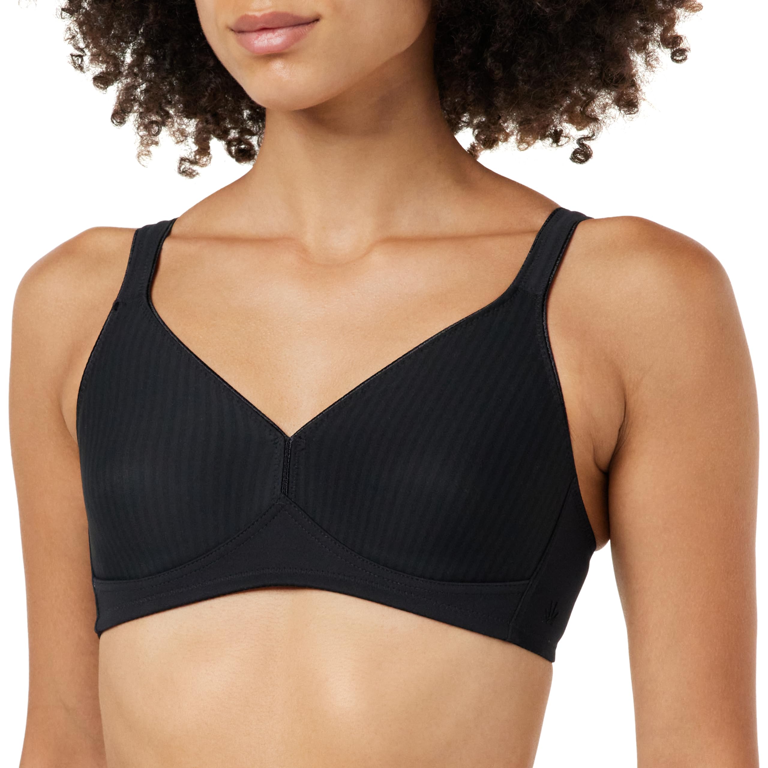 Triumph Women's Modern Soft+Cotton N, Wireless Bra, BLACK