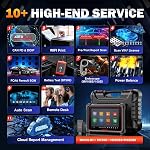 Autel Scanner MaxiCOM MK900BT, 2026 MK900-BT V2.0 Bidirectional Diagnostic Tool, 8in Up of MK900 MX900 MK808S MK808BT MX808S MK808Z, 3000+ Active Tests, 40+ Service, CAN-FD&DOIP, All System, FCA 11 OS