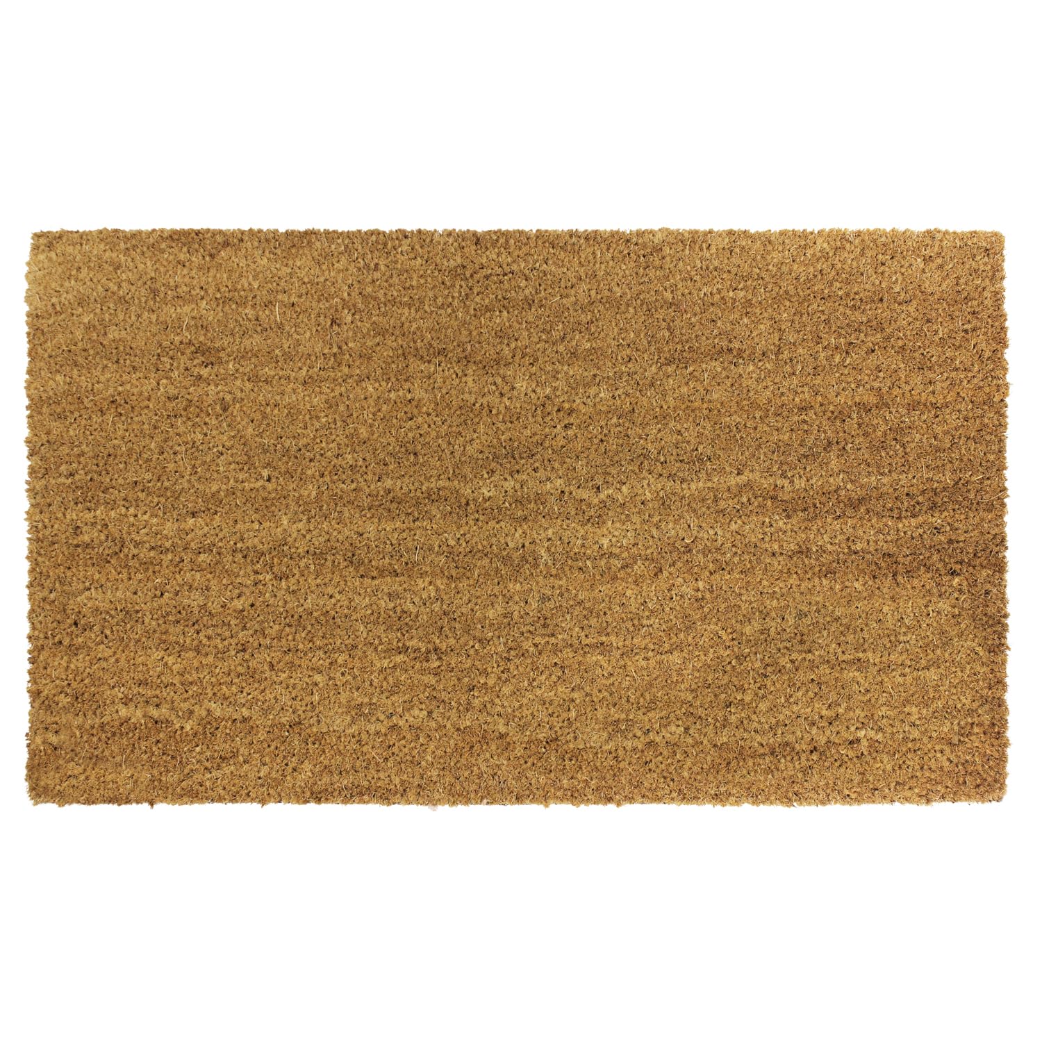 JVL Natural Coir Entrance Doormat, Eco-Friendly, Latex Backed,  45x75cm