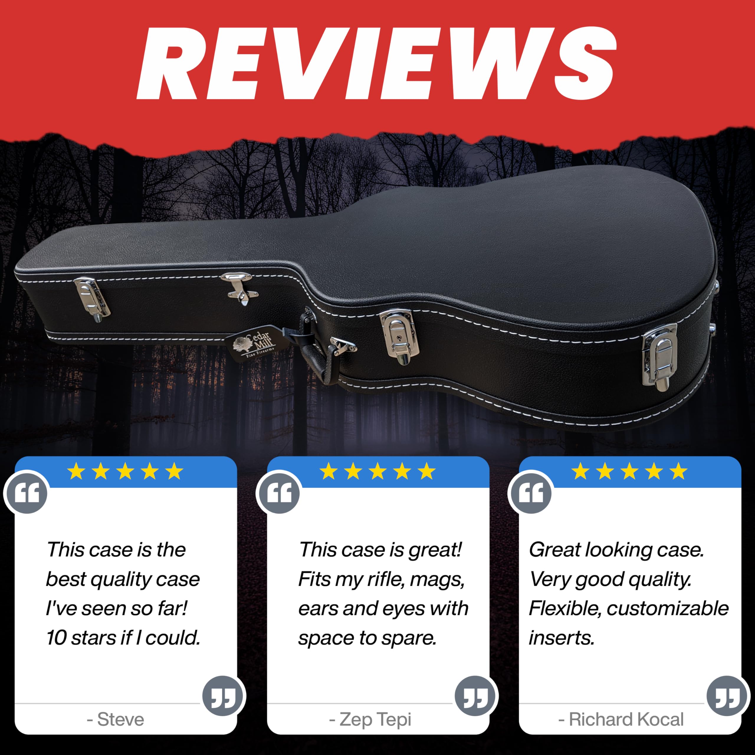 Amazon.co.jp: Discreet ConcealmentギターライフルケースとDiversion