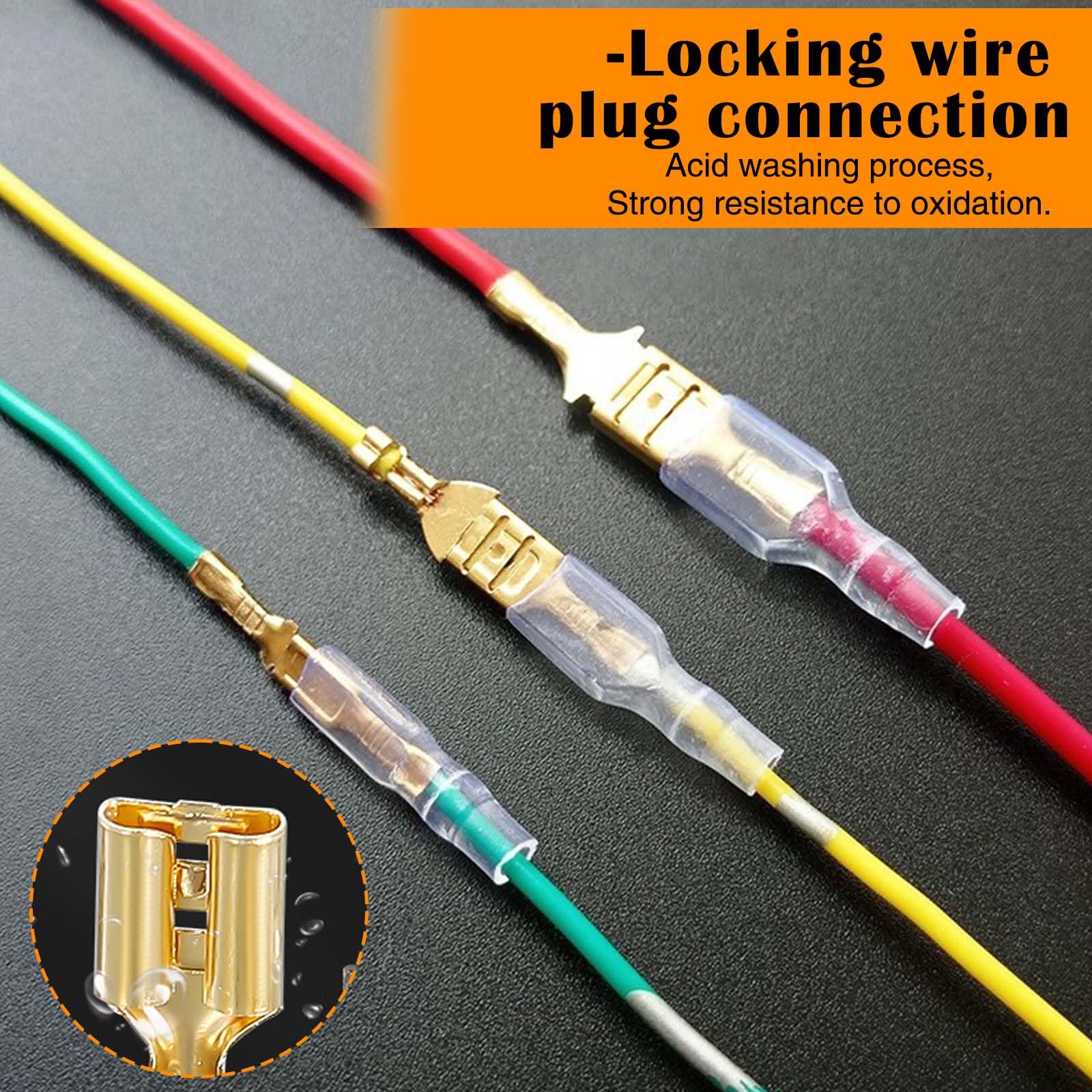 Kit Connettori Elettrici 315 Pezzi - Terminali A Crimpare Per Cavi Auto, Maschio E Femmina - Foto 4