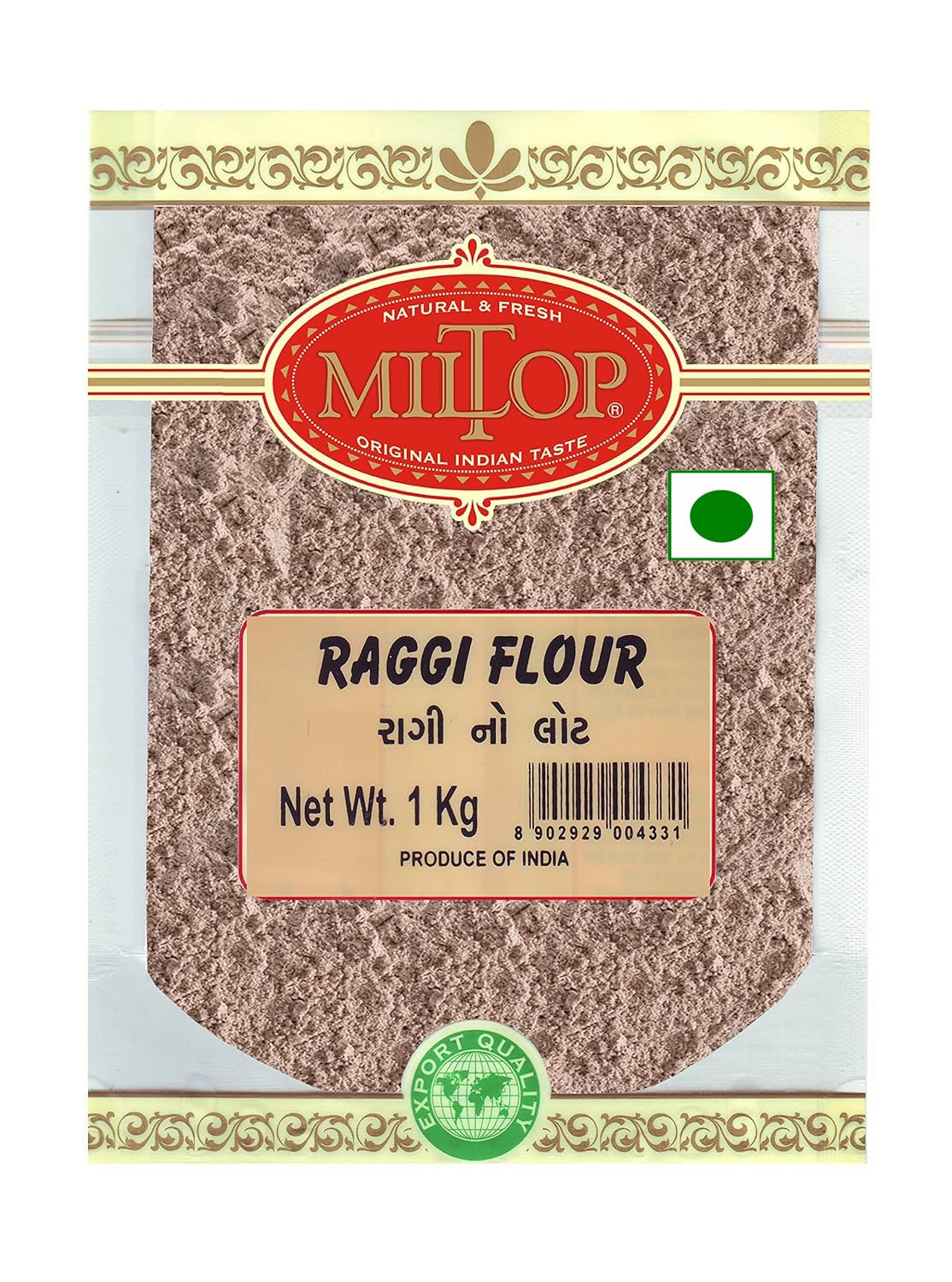 Miltop Ragi Flour | Nachini Atta | Finger Millet Puttu Powder | Export Quality(2 Kg)(pack of 2) (B0CMNH1GZT) Amazon Price History, Amazon Price Tracker