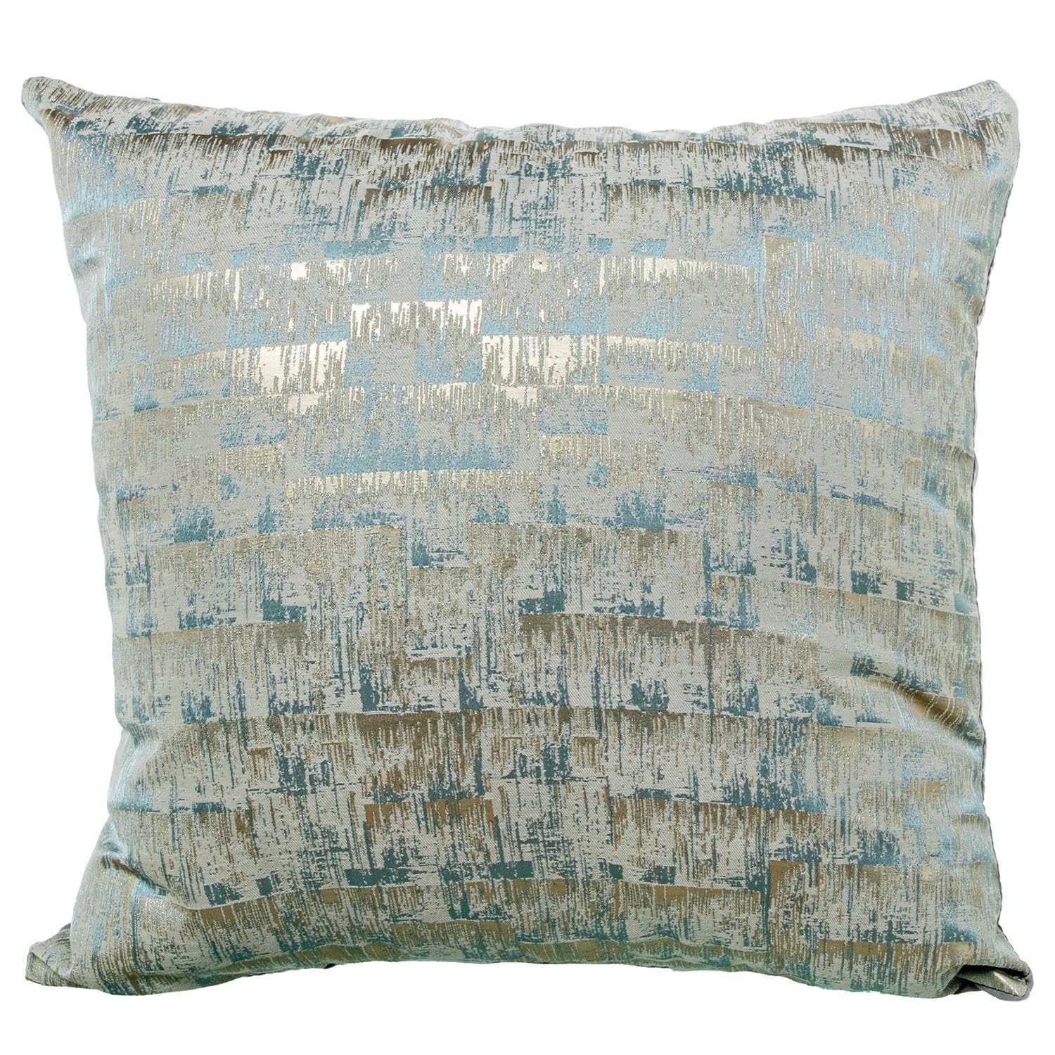Coussin de décoration bleu ciel 43 cm en polyester haut de gamme DRW