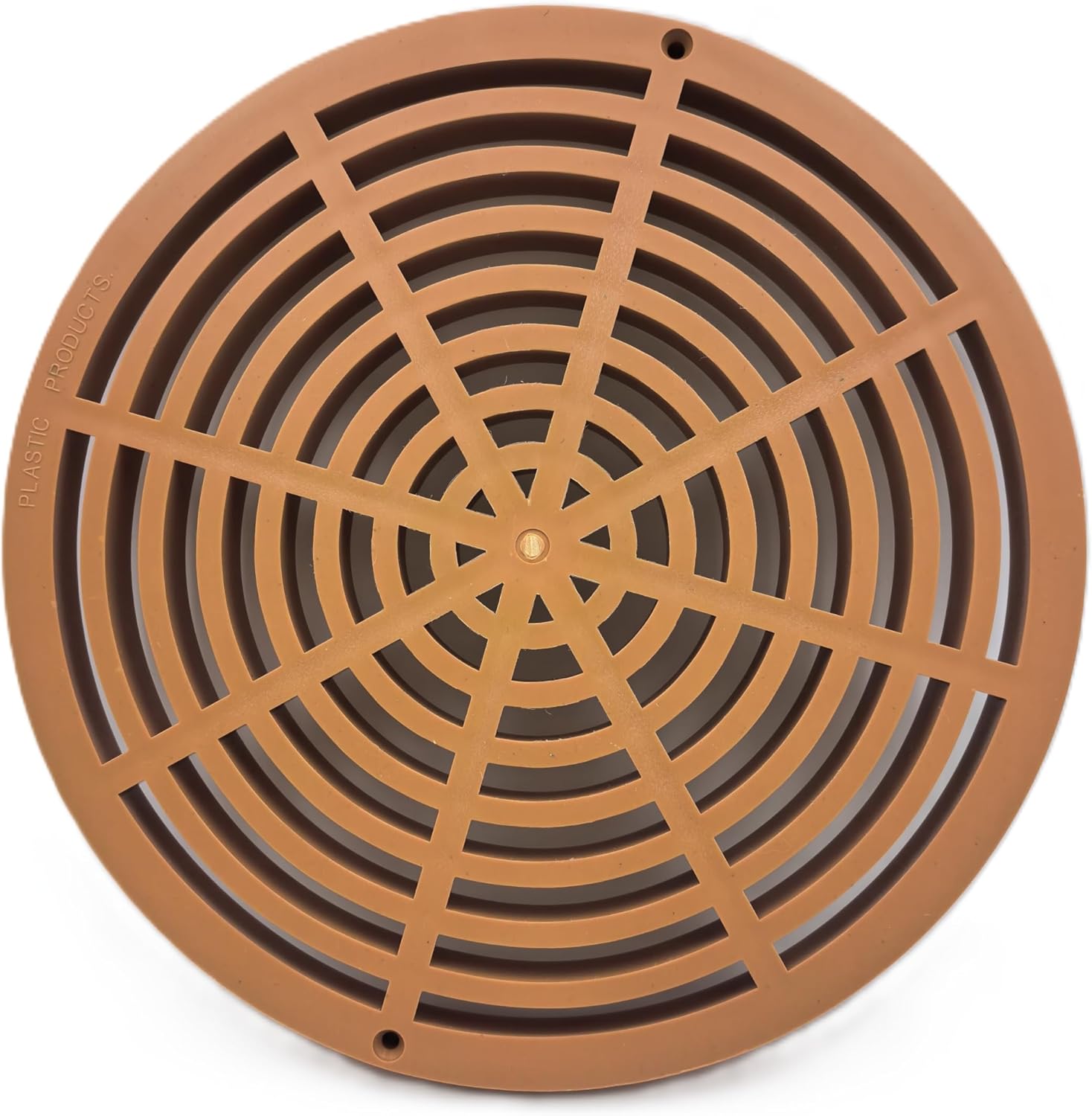 12" Outdoor Catch Basin Flat Round Grate Cover，Pipe Grate，Orange version