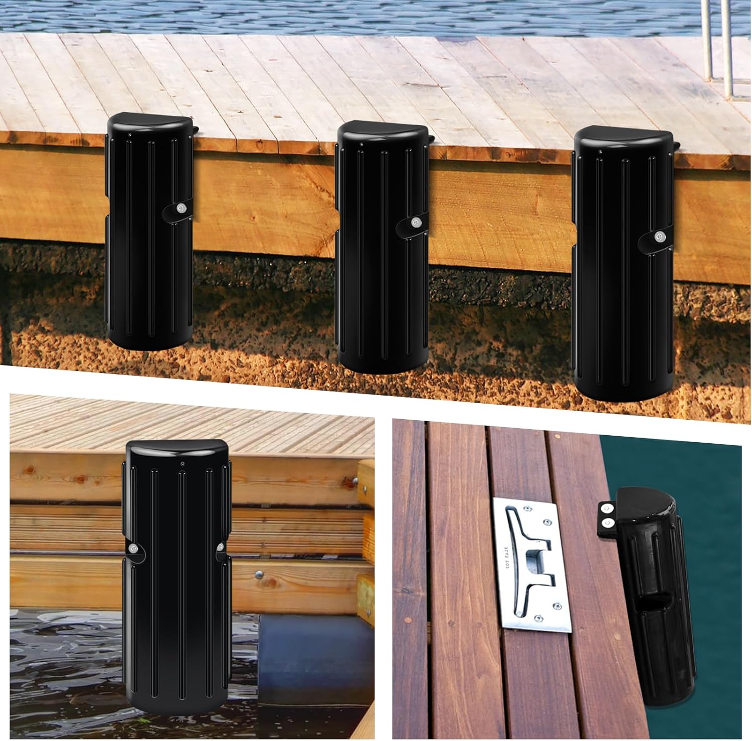 Dock Bumper Fender, Inflatable Protection - Heavy Duty Boat Dock Bumpers, Protect Docks & Ships from Damage Caused collisions