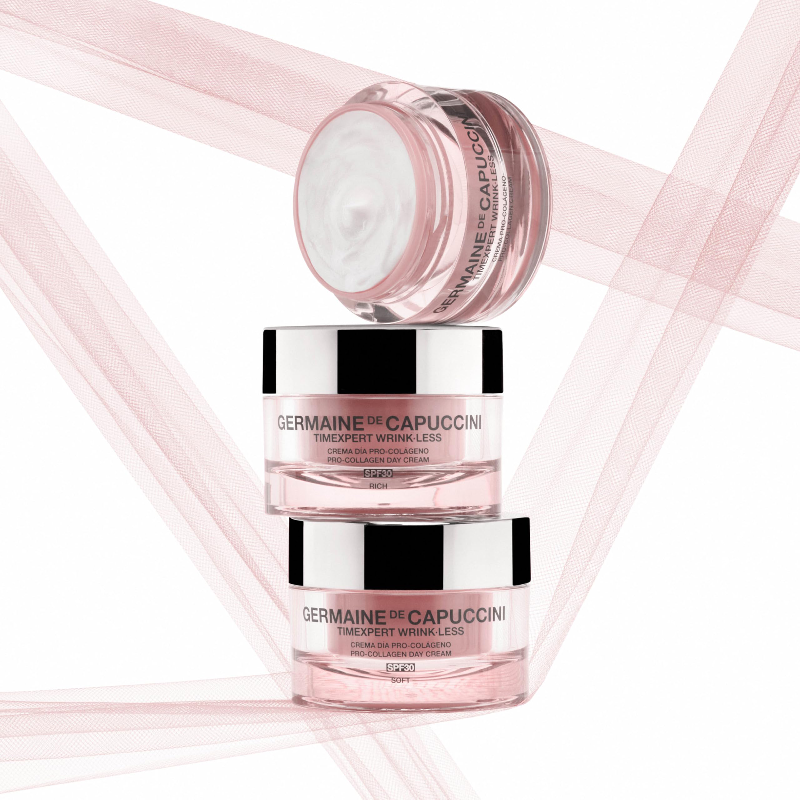 Germaine de Capuccini - Timexpert Wrink·Less - Crema Día Pro-Colágeno SPF30 SOFT - Antiedad + Protección UVA/IR-A/HEVL - 50 ml