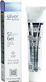 Silver Biotics 24 PPM Silver Wound Healing Gel | Layer of Protection for Cuts, Irritations, and Burns | 1.5 oz
