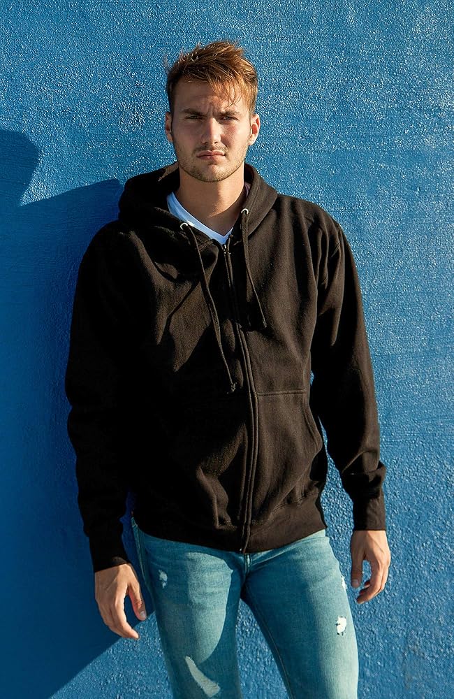 ジャケット・アウター 23ss johnlawencesullivan zip-up jaket Men's Heavyweight Zip Up Hoodie Jacket Cotton Full Zipper Hooded