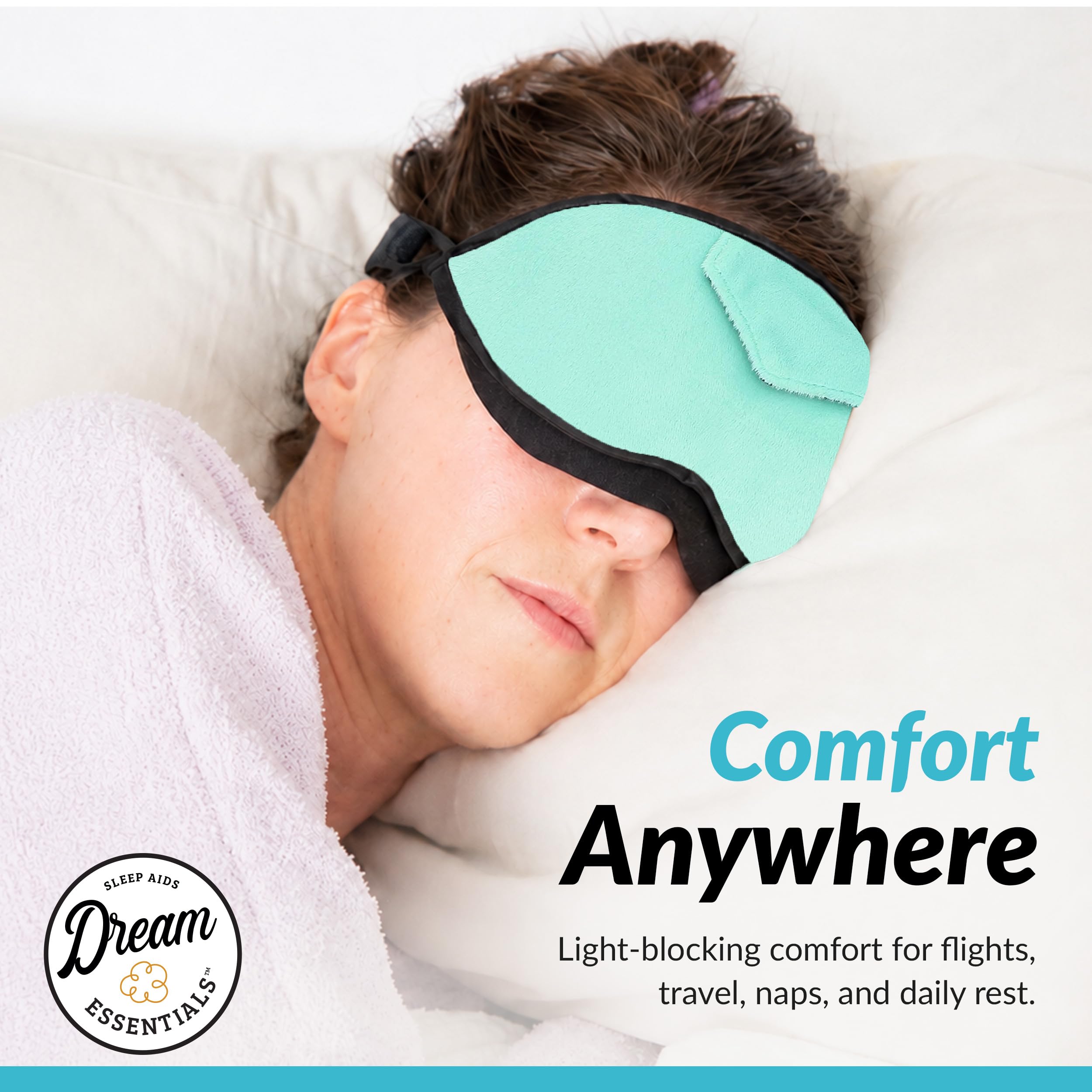 Amazon.com: Dream Essentials Opulence Micro Plush Sleep Mask, Calm