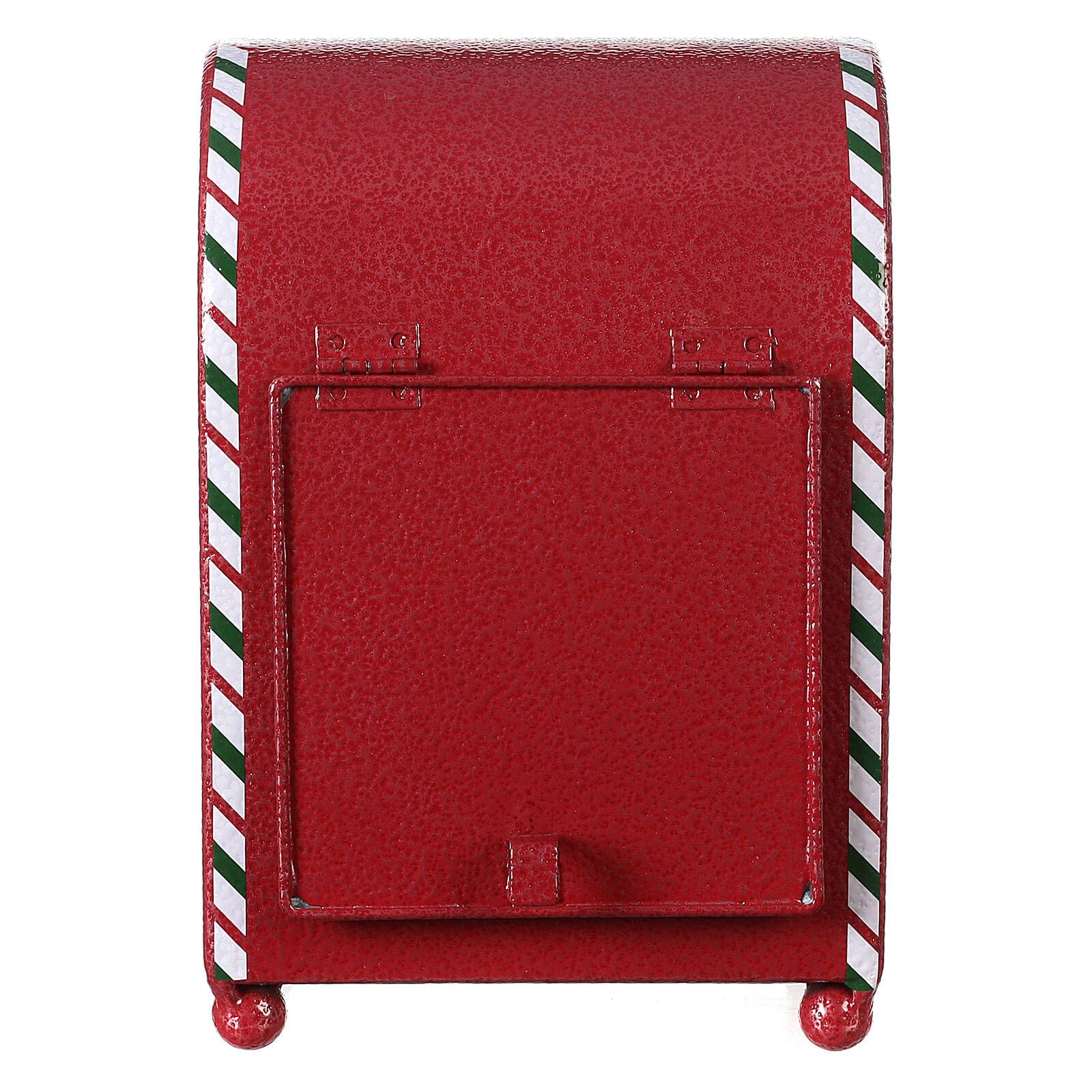 Holyart Portalettere Rosso Natalizio 20x15x10 cm
