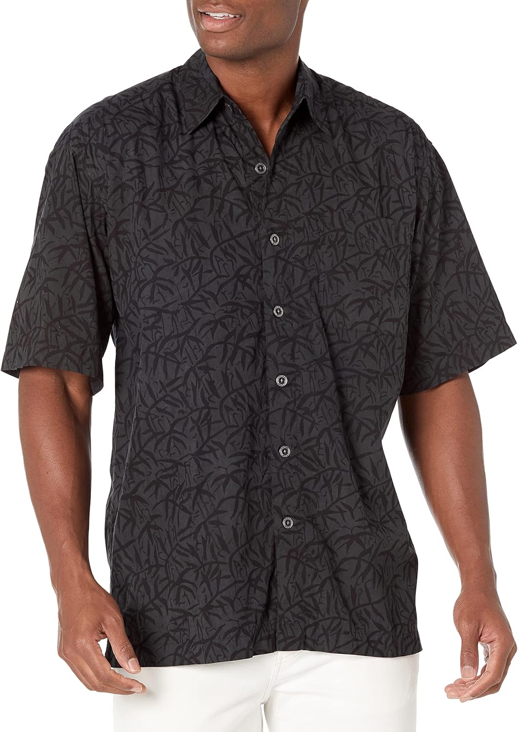 Johari West Hawaiian Style Short Sleeve Cotton Shirt - Image 2