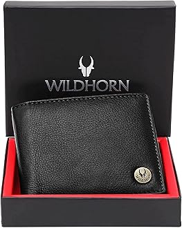 Genuine Leather Hand-Crafted Wallet for Men's, Black Vintage, 9x2x11 cm, Classic