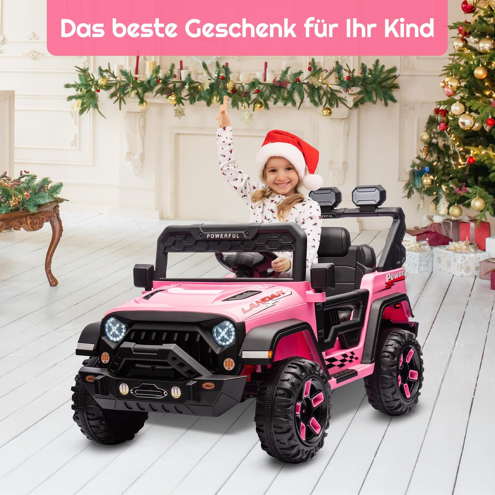 IDEALHOUSE 12V Kinder Elektroauto 4x4 Buggy mit Fernbedienung