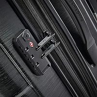 Vista 5 de Samsonite Centric 2 - Set de maletas rígidas expandibles con ruedas giratorias duales, Negro