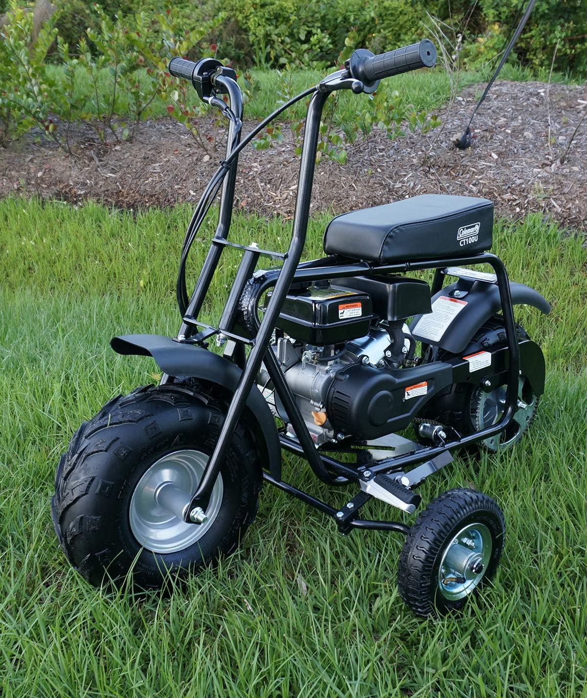coleman ct100u gas mini bike black ct100u-b Training Wheels for Coleman Powersports CT100U-B Mini Bikes
