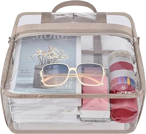 Vista 81 de Oraben Bolsa transparente transparente aprobada para estadios de 12 x 6 x 12 pulgadas, bolsa de estadio para trabajo, juegos deportivos, gimnasio