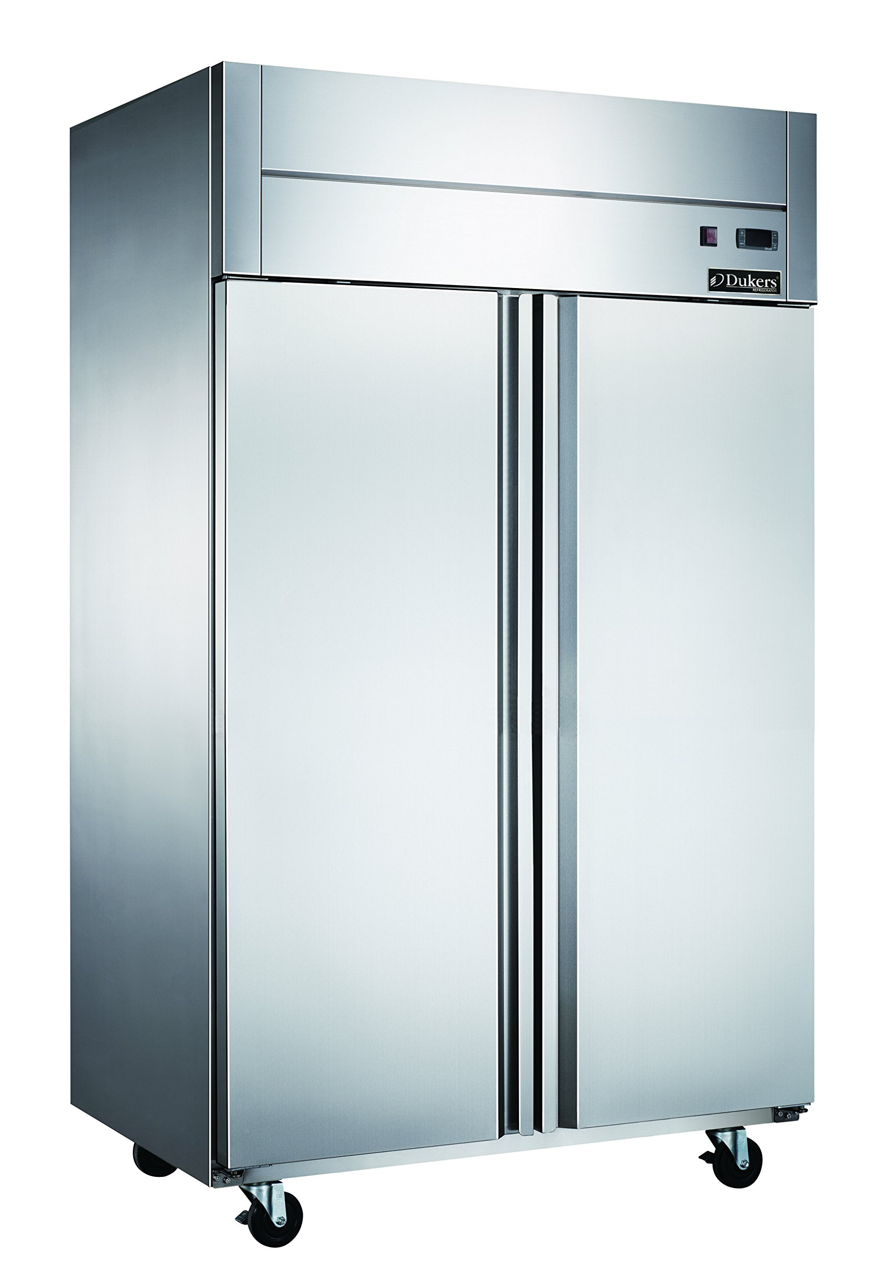 Dukers D55AR 41 cu. ft. 2Door Commercial Refrigerator, Stainless Steel Industrial