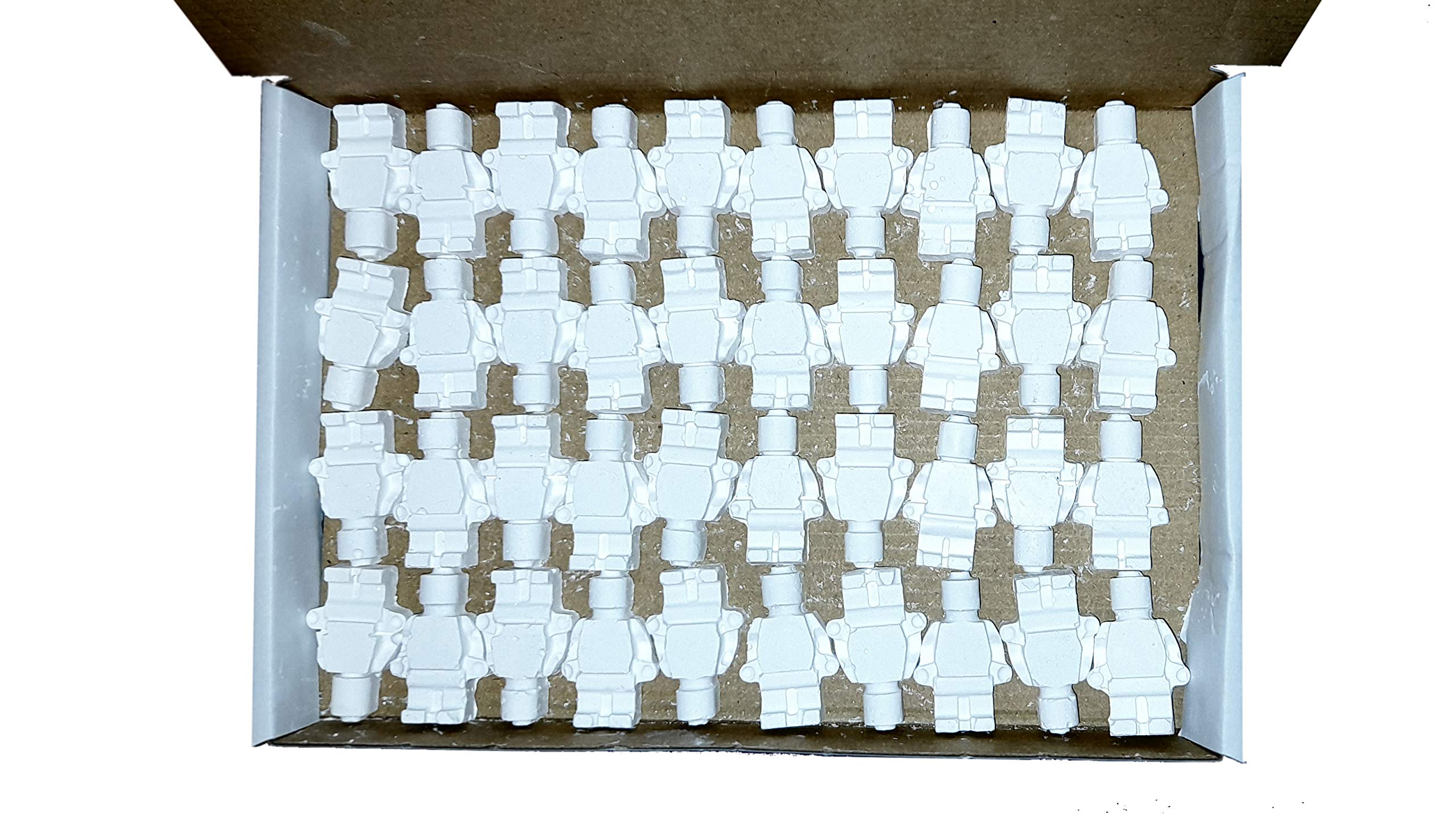 100 Minifigure 3D Chalk Reactive Air Rifle Targets