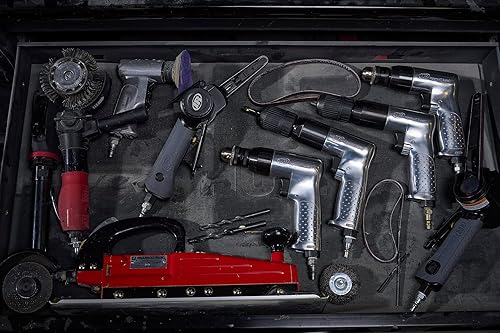 Miniatura 5 de Ingersoll Rand 7803RAKC Taladro neumático de mandril sin llave de 1/2 pulgada, 500 RPM, 0.5 HP, par de 10.6in-lb, pistola